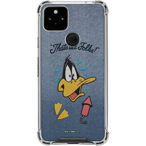Looney Tunes Daffy Duck Thats All Folks Pixel Cases